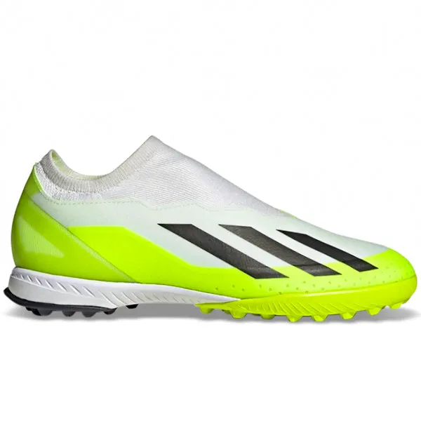 adidas X Crazyfast.3 LL Turf Soccer Shoes (White/Lucid Lemon)