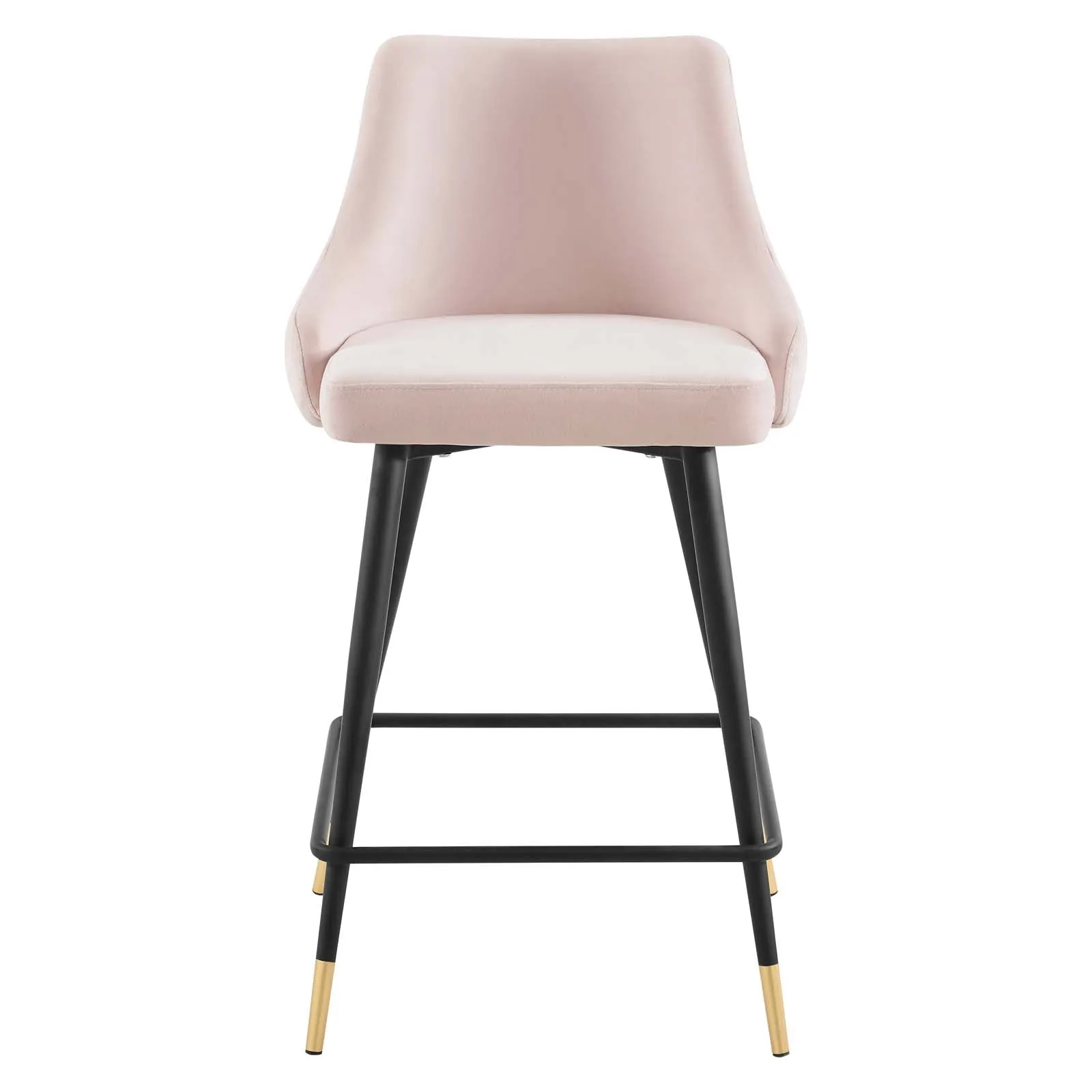 Adorn Performance Velvet Counter Stool - Luxurious, Stain-Resistant Comfort for Dining Spaces