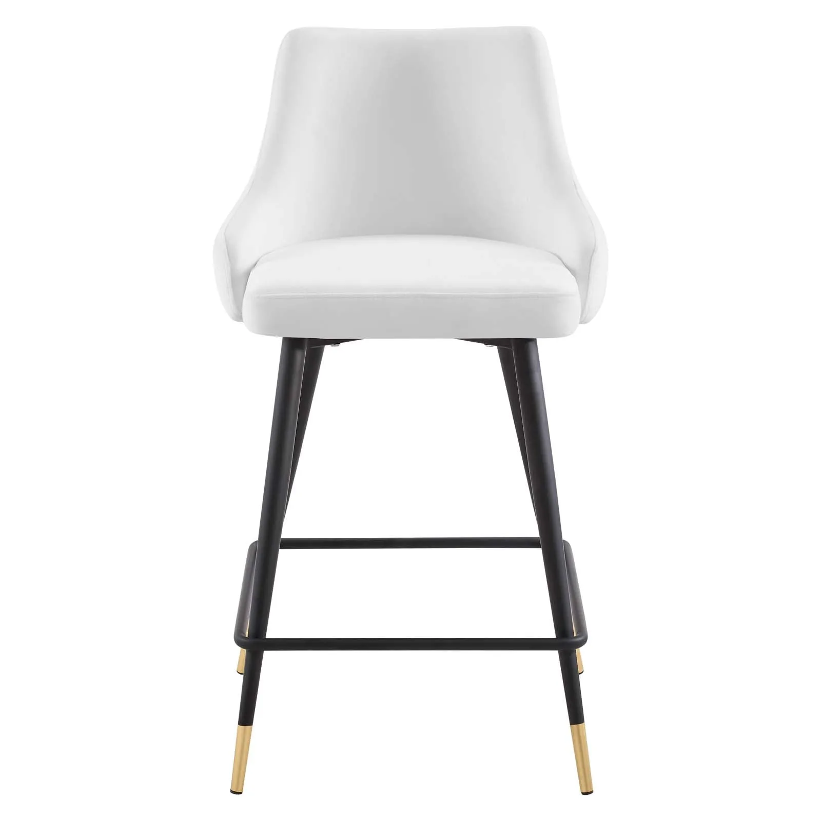 Adorn Performance Velvet Counter Stool - Luxurious, Stain-Resistant Comfort for Dining Spaces