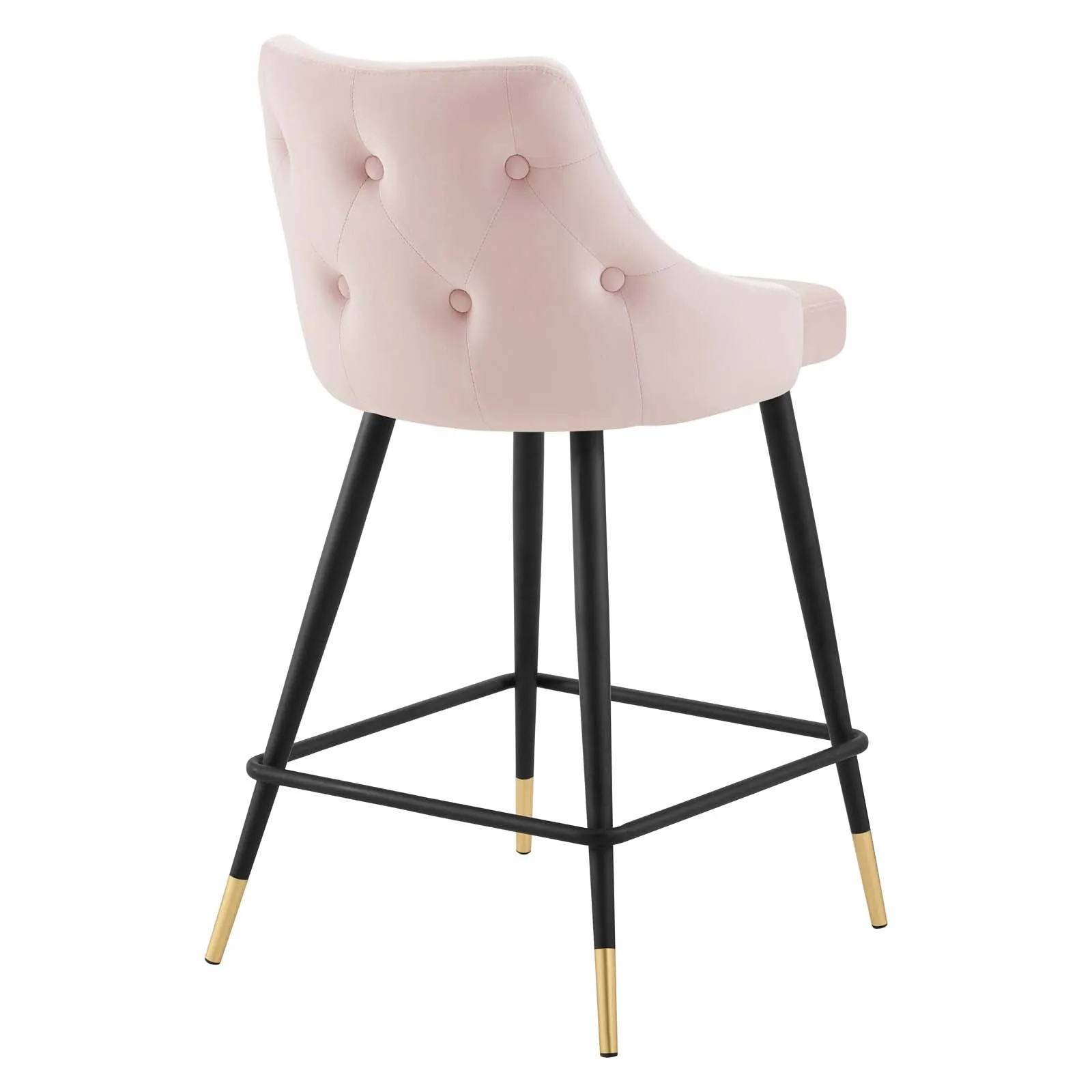 Adorn Performance Velvet Counter Stool - Luxurious, Stain-Resistant Comfort for Dining Spaces