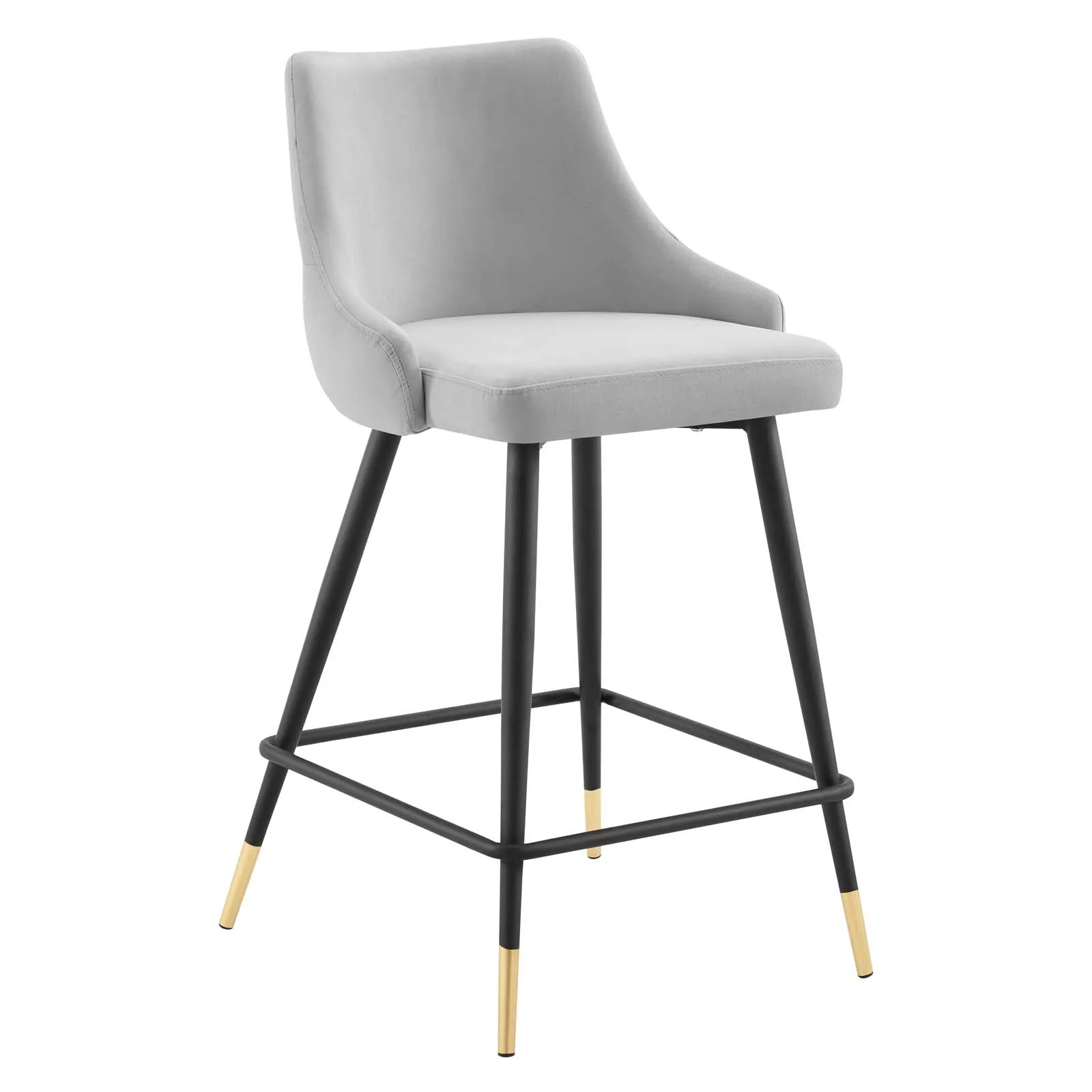 Adorn Performance Velvet Counter Stool - Luxurious, Stain-Resistant Comfort for Dining Spaces