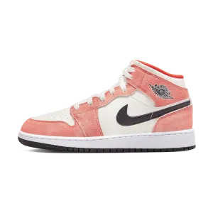 Air Jordan 1 Mid SE GS 'Orange Suede'