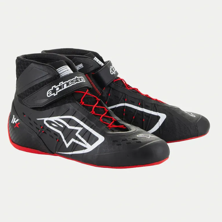 ALPINESTARS 2712124_123_13 Karting shoes TECH-1 KX V3 FIA 8877-2022 - Black / White / Red, Size 13