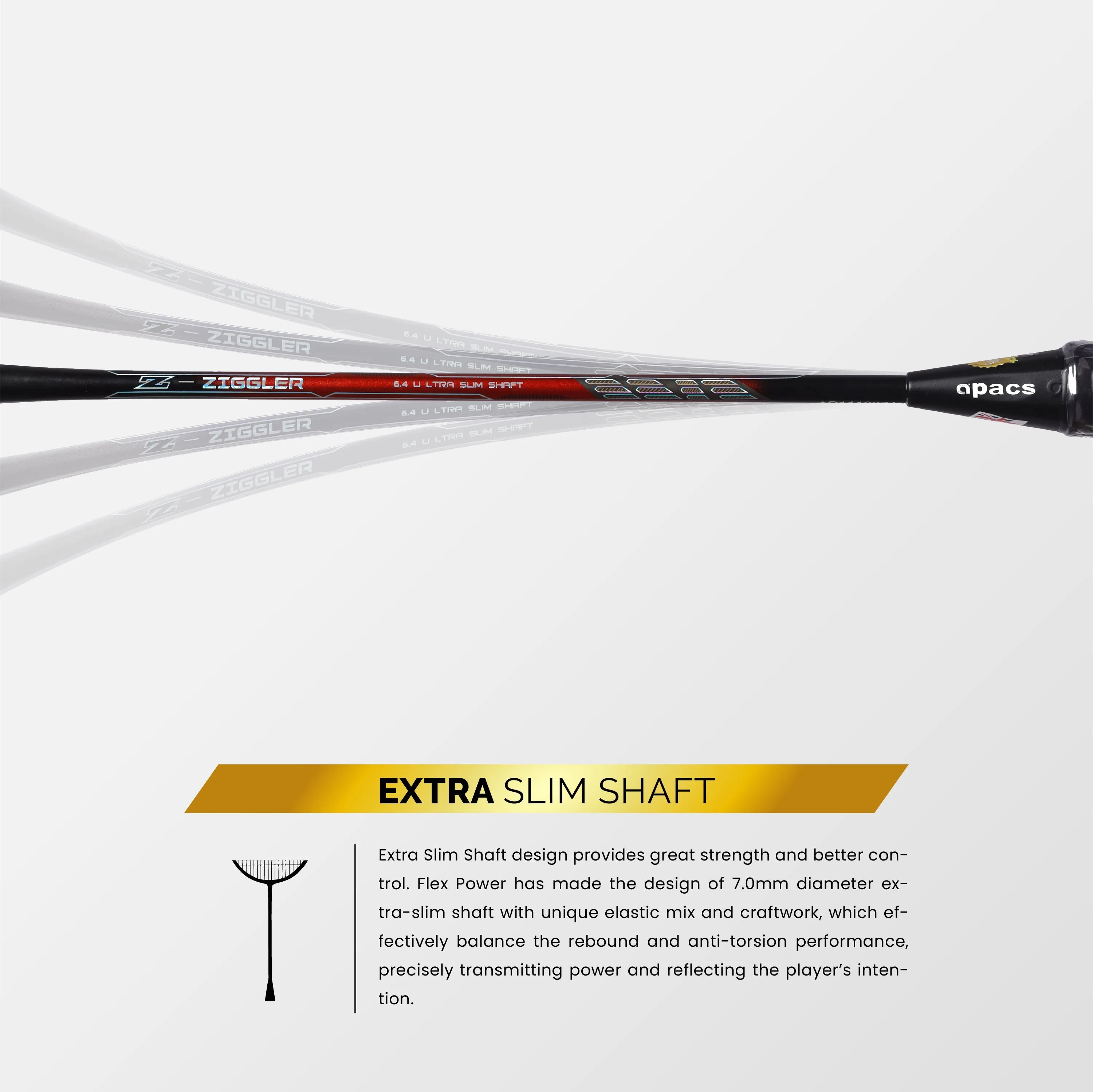 Apacs Z Ziggler Badminton Racket