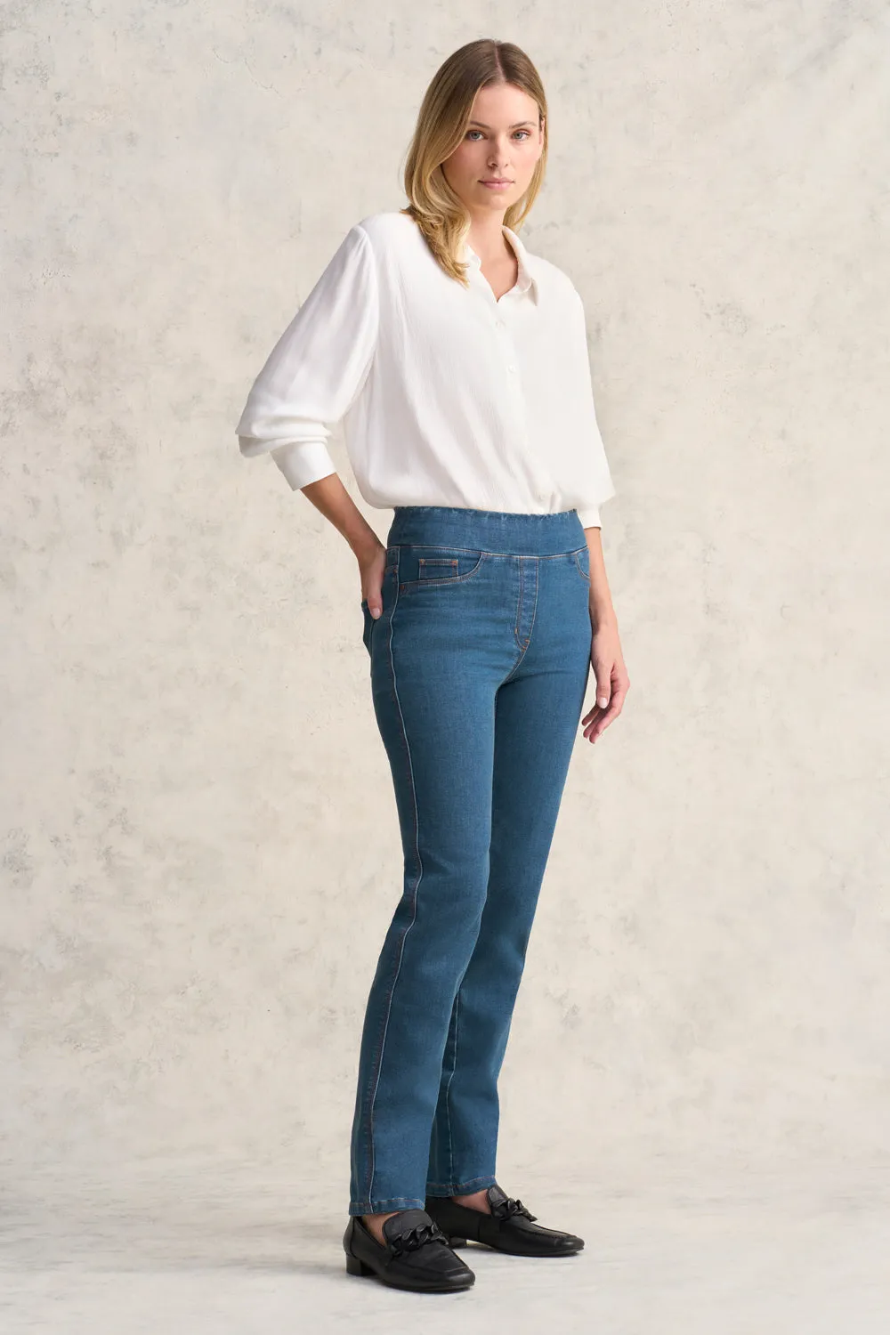 Bengajean® Straight Cashmere Feel - Denim Wash