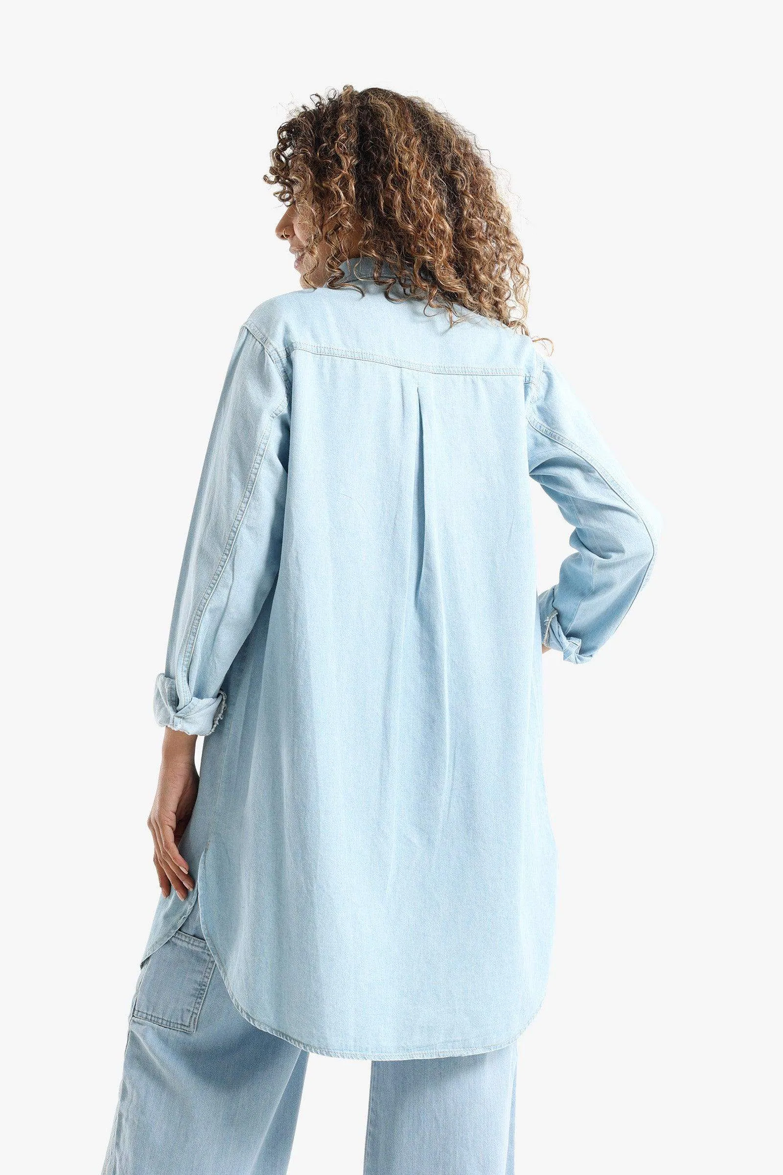 Blue Denim Long Shirt