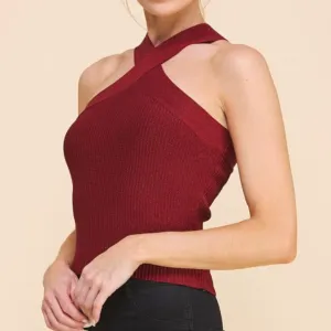 Bodycon Twist Halter Top