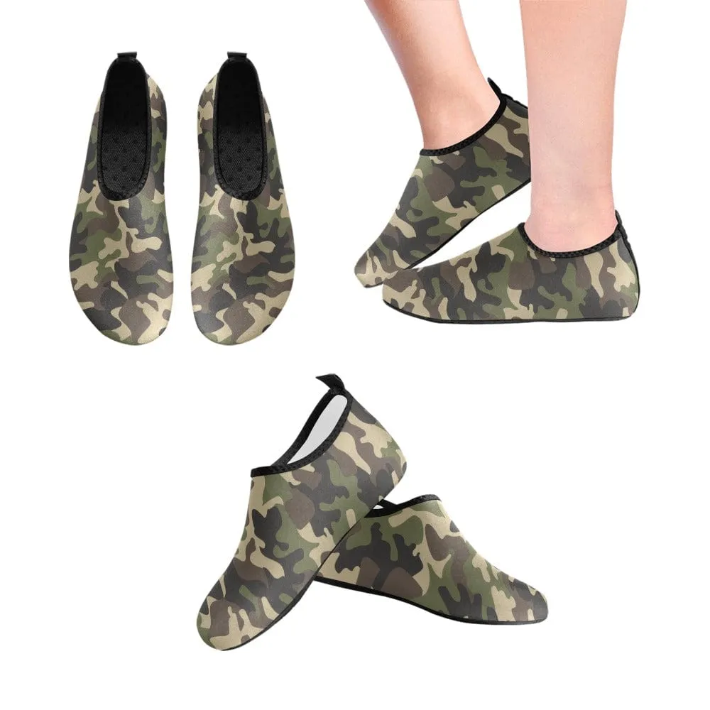 Camouflage Kid's Slip-On Water Shoes