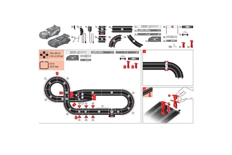 Carrera Cars Speed Challenge GO! Set