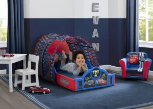 Cars Sleep and Play Toddler Bed with Tent