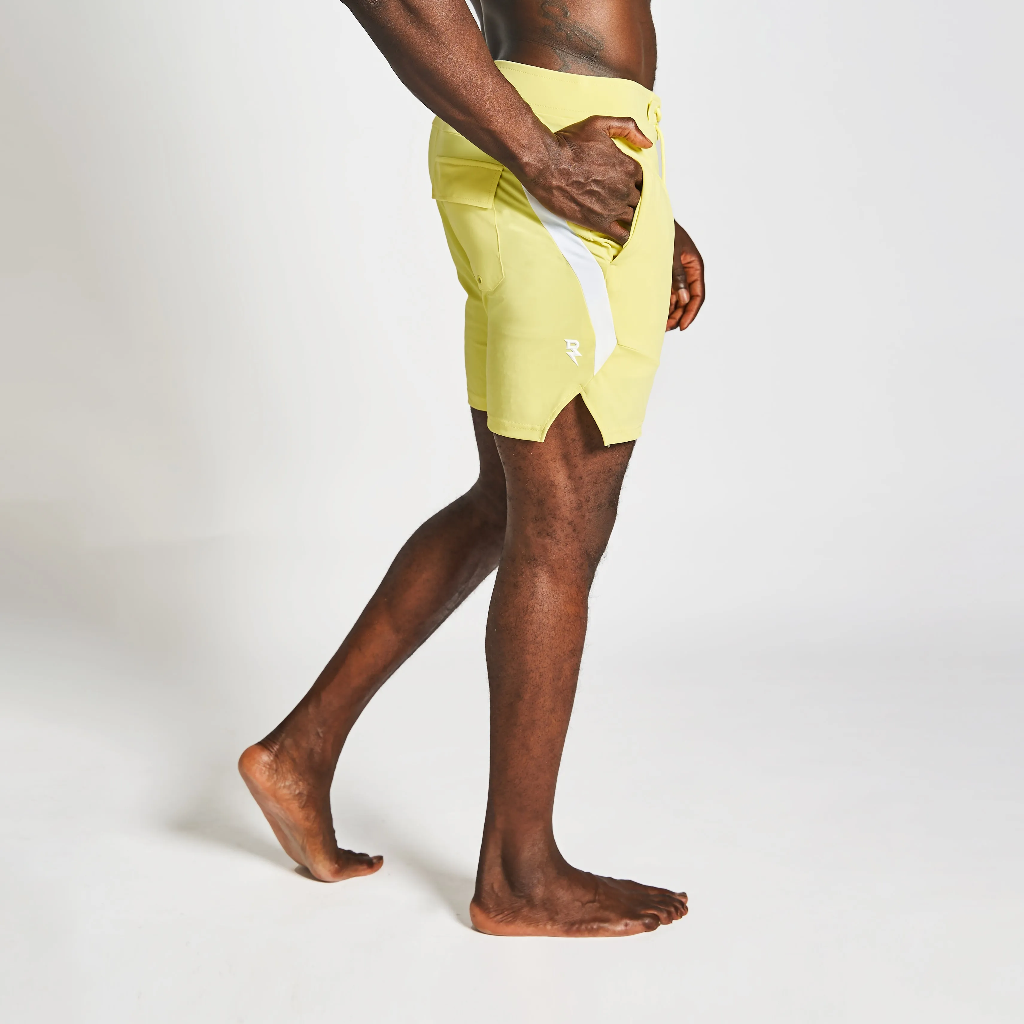 COMPETITION BOARD SHORTS - CANARY YELLOW