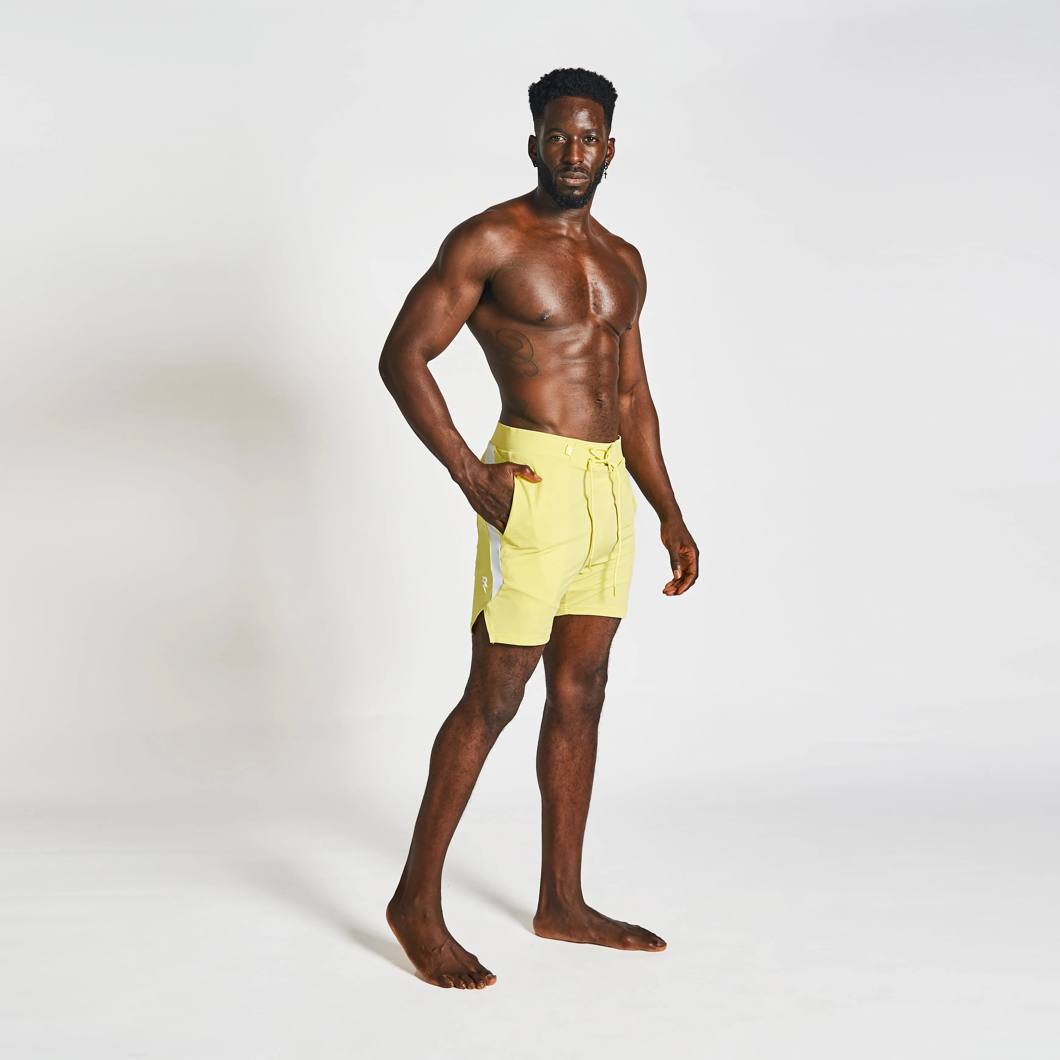 COMPETITION BOARD SHORTS - CANARY YELLOW