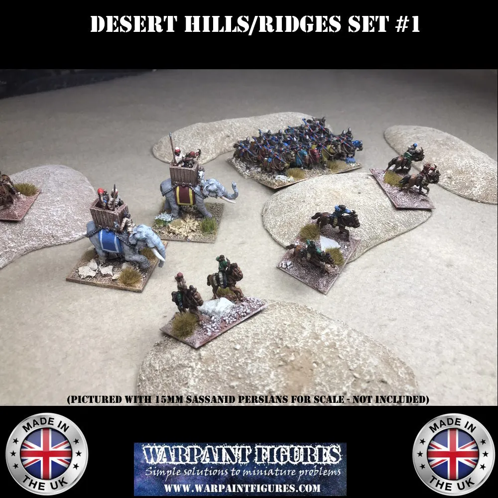 Desert Terrain Hill/Ridges Set #1