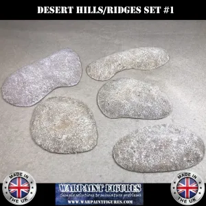 Desert Terrain Hill/Ridges Set #1