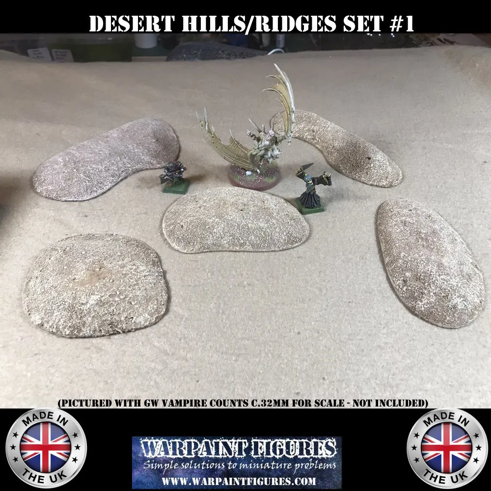 Desert Terrain Hill/Ridges Set #1