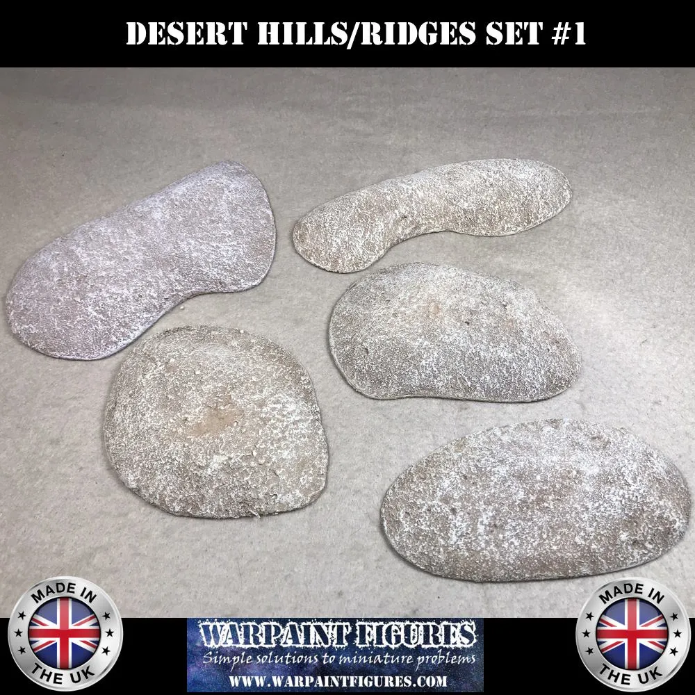 Desert Terrain Hill/Ridges Set #1