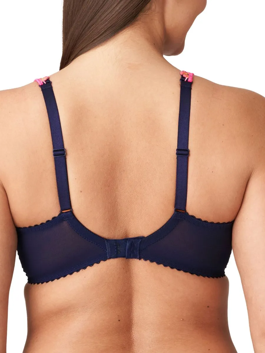 Devdaha Half Padded Plunge Bra  - Velvet Blue