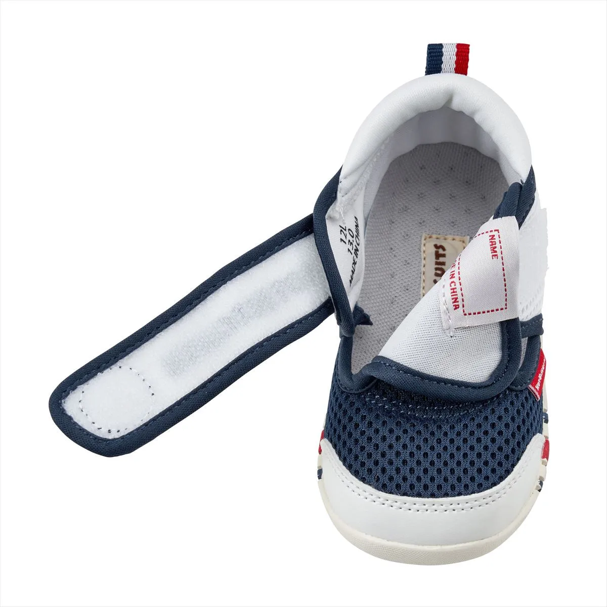 Double Russell Mesh First Walker Shoes - Marine