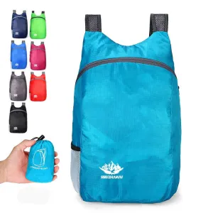 Folding Bag Light Waterproof High-volume Movement Backpack  Outdoor Travel Men Women Traveling Bag