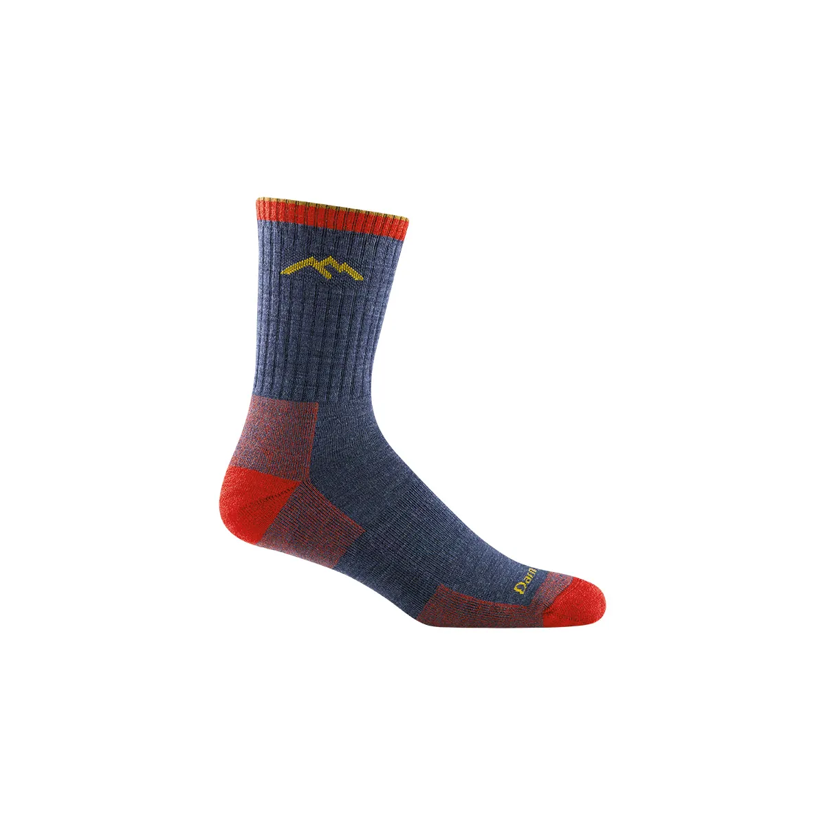 Hiker Micro Crew Midweight Hiking Sock - Denim Blue