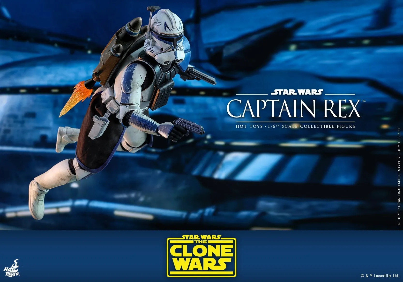 Hot Toys - TMS018 - Star Wars: The Clone Wars - 1/6 Captain Rex Collectible Figure