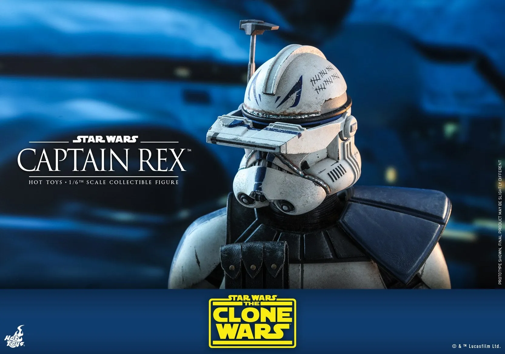 Hot Toys - TMS018 - Star Wars: The Clone Wars - 1/6 Captain Rex Collectible Figure