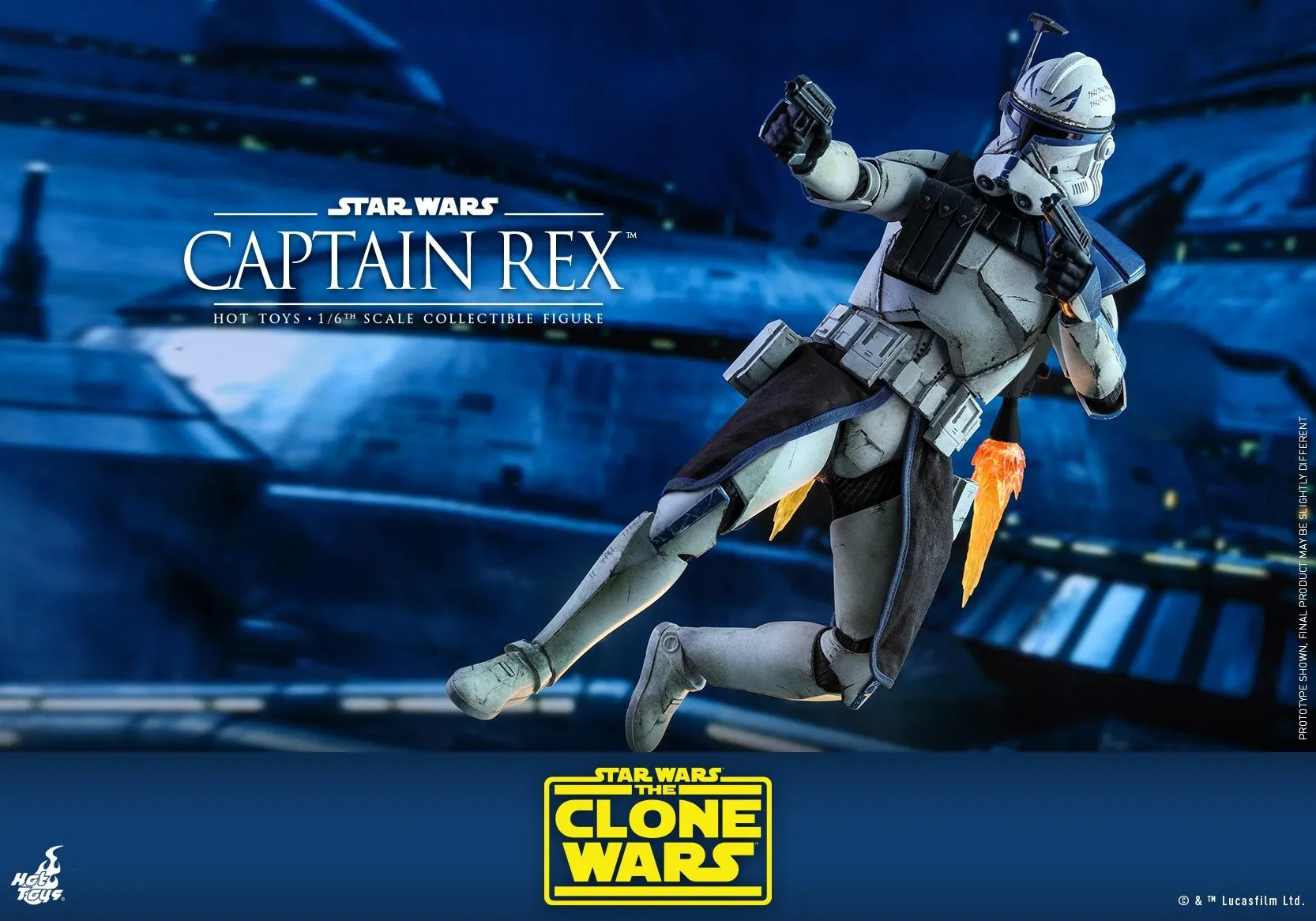 Hot Toys - TMS018 - Star Wars: The Clone Wars - 1/6 Captain Rex Collectible Figure