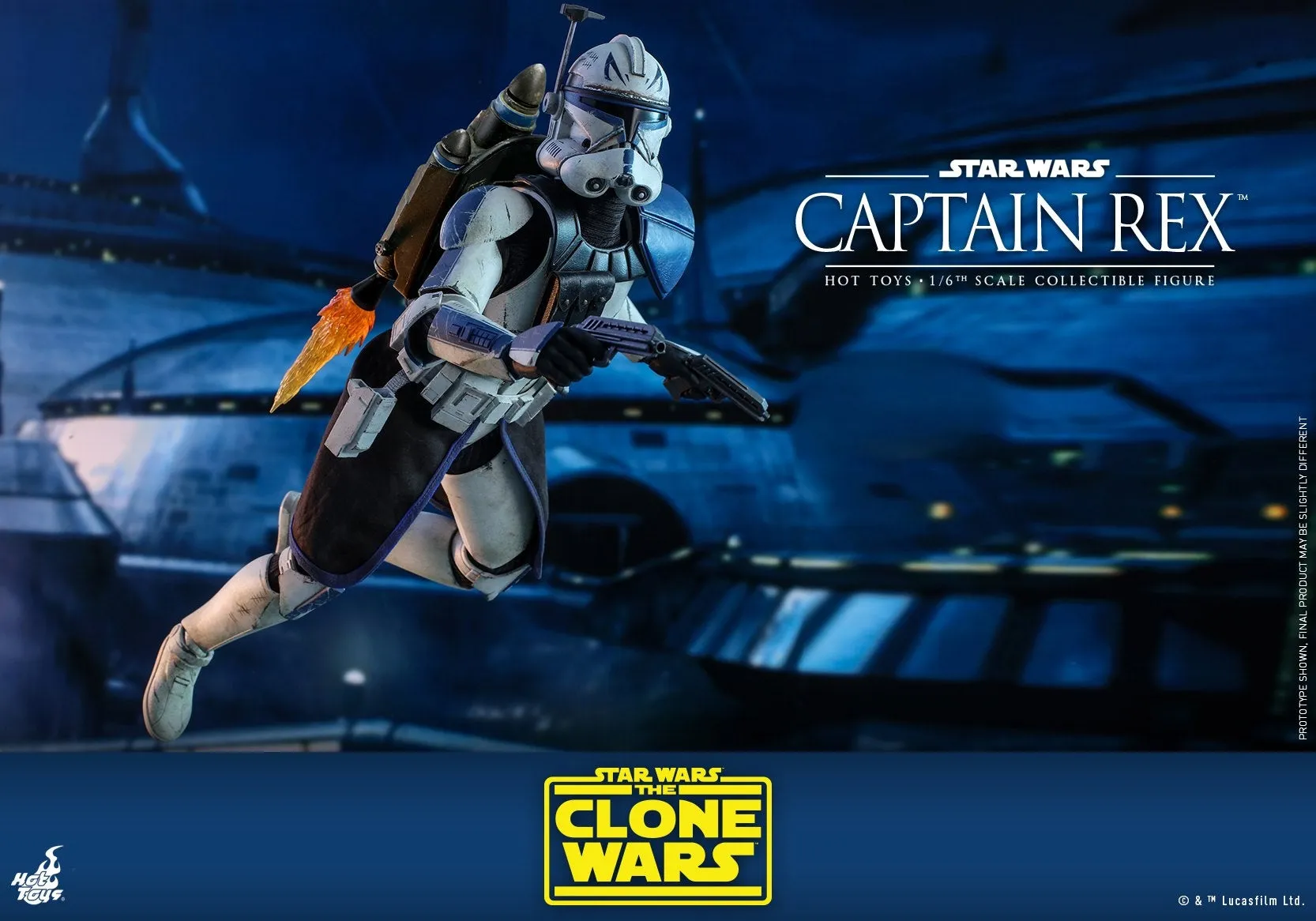 Hot Toys - TMS018 - Star Wars: The Clone Wars - 1/6 Captain Rex Collectible Figure