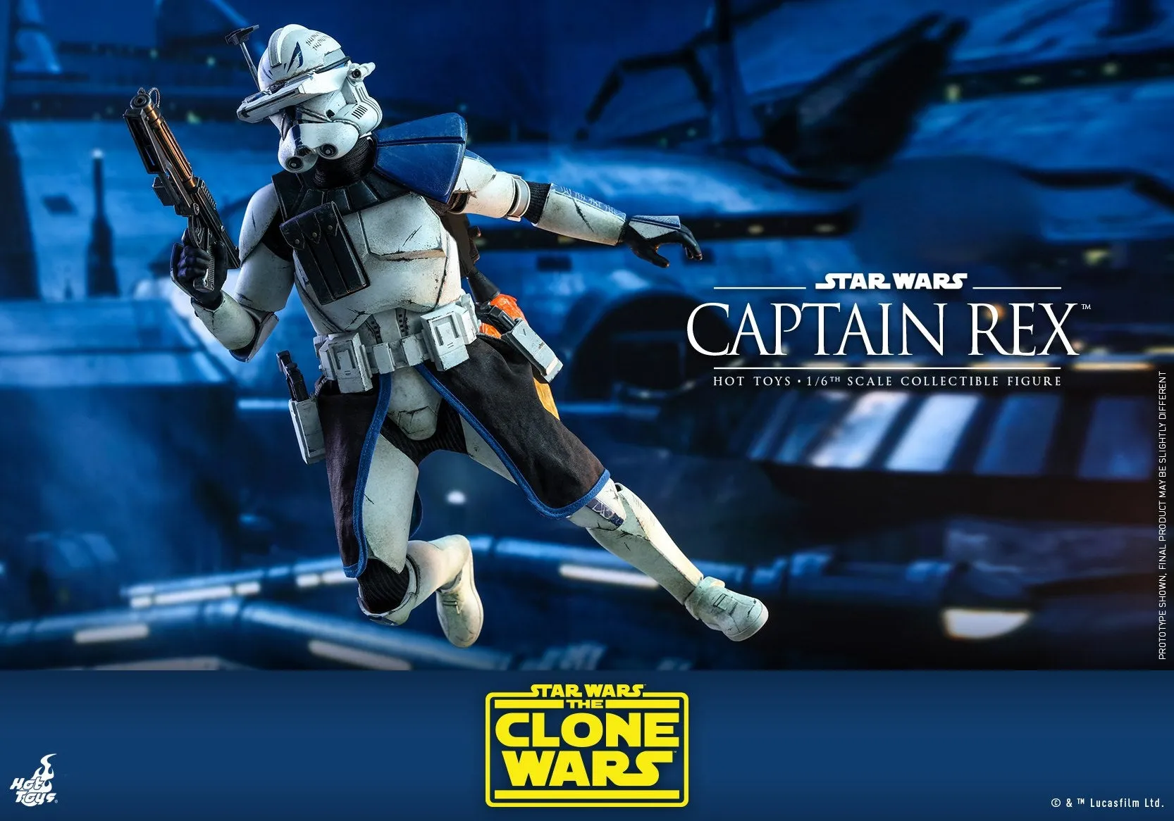 Hot Toys - TMS018 - Star Wars: The Clone Wars - 1/6 Captain Rex Collectible Figure