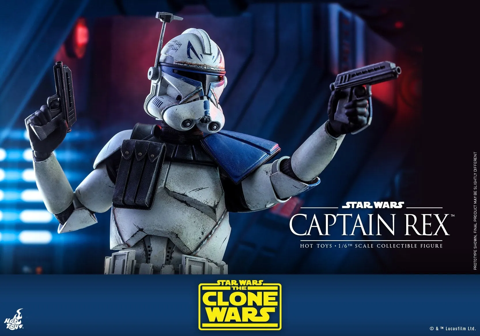 Hot Toys - TMS018 - Star Wars: The Clone Wars - 1/6 Captain Rex Collectible Figure