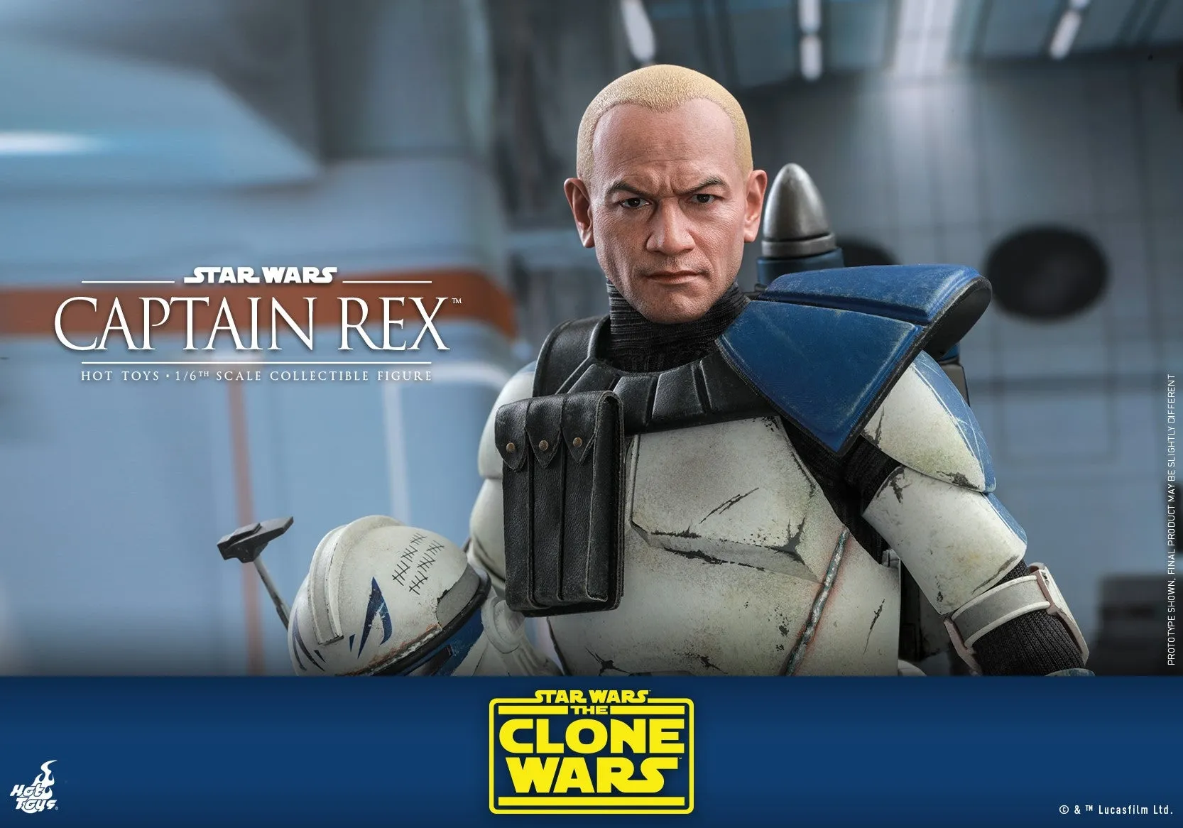 Hot Toys - TMS018 - Star Wars: The Clone Wars - 1/6 Captain Rex Collectible Figure