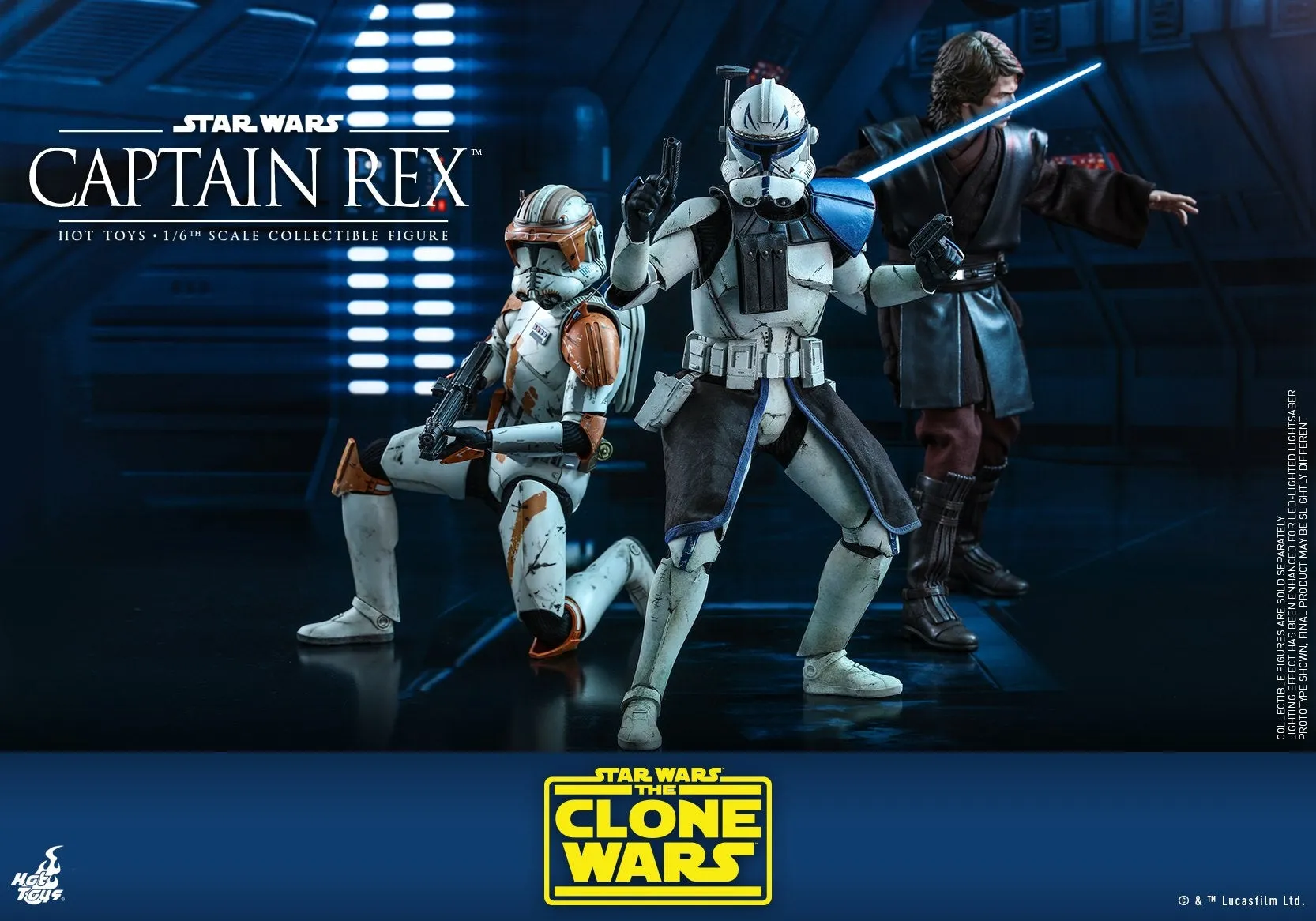 Hot Toys - TMS018 - Star Wars: The Clone Wars - 1/6 Captain Rex Collectible Figure