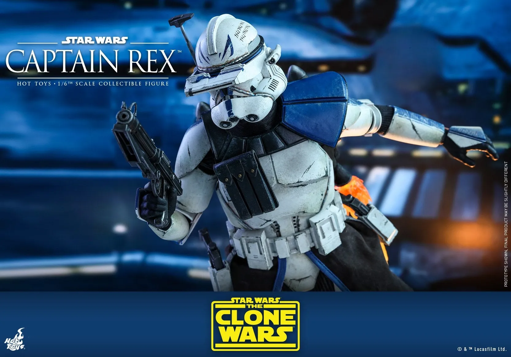 Hot Toys - TMS018 - Star Wars: The Clone Wars - 1/6 Captain Rex Collectible Figure