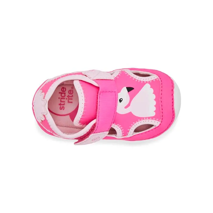 Infant Girl Stride Rite Soft Motion Splash in Pink Flamingo