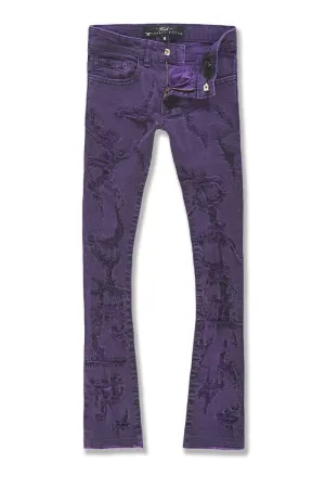 Jordan Craig KIDS STACKED SANTORINI DENIM PURPLE