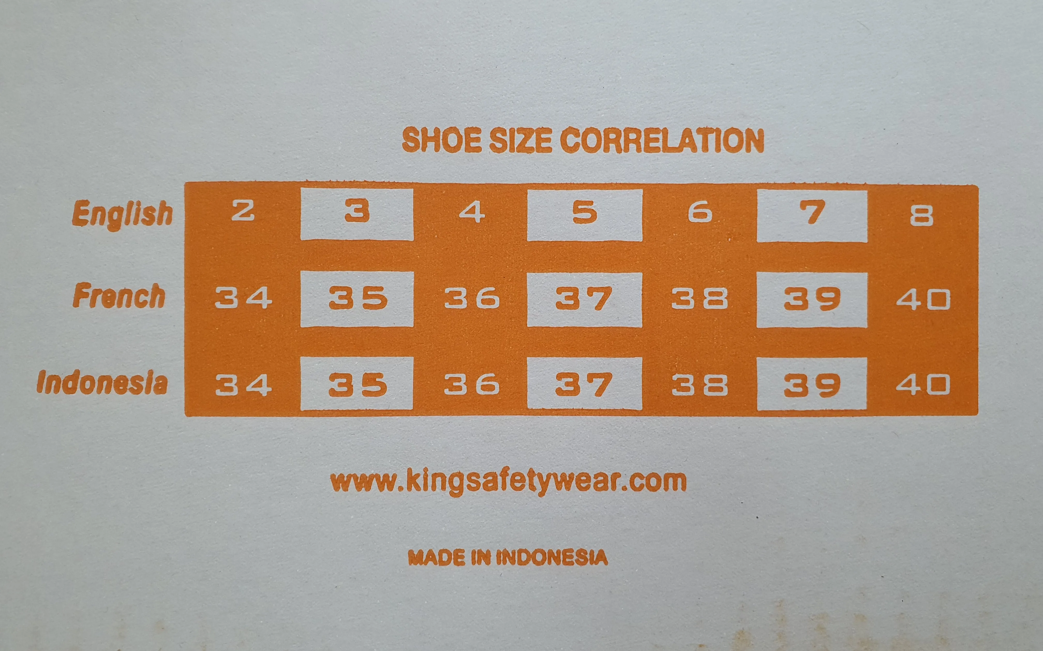 KING'S Full Grain Leather Strap-on Safety Shoe | Model : KL221X, UK Sizes : #3(35) - #8(40) KING'S Ladies Black Full Grain Leather Laced Safety Shoe | Model : SHOE-KL331X, UK Sizes : #3(35) - #8(40) (Discontinued)