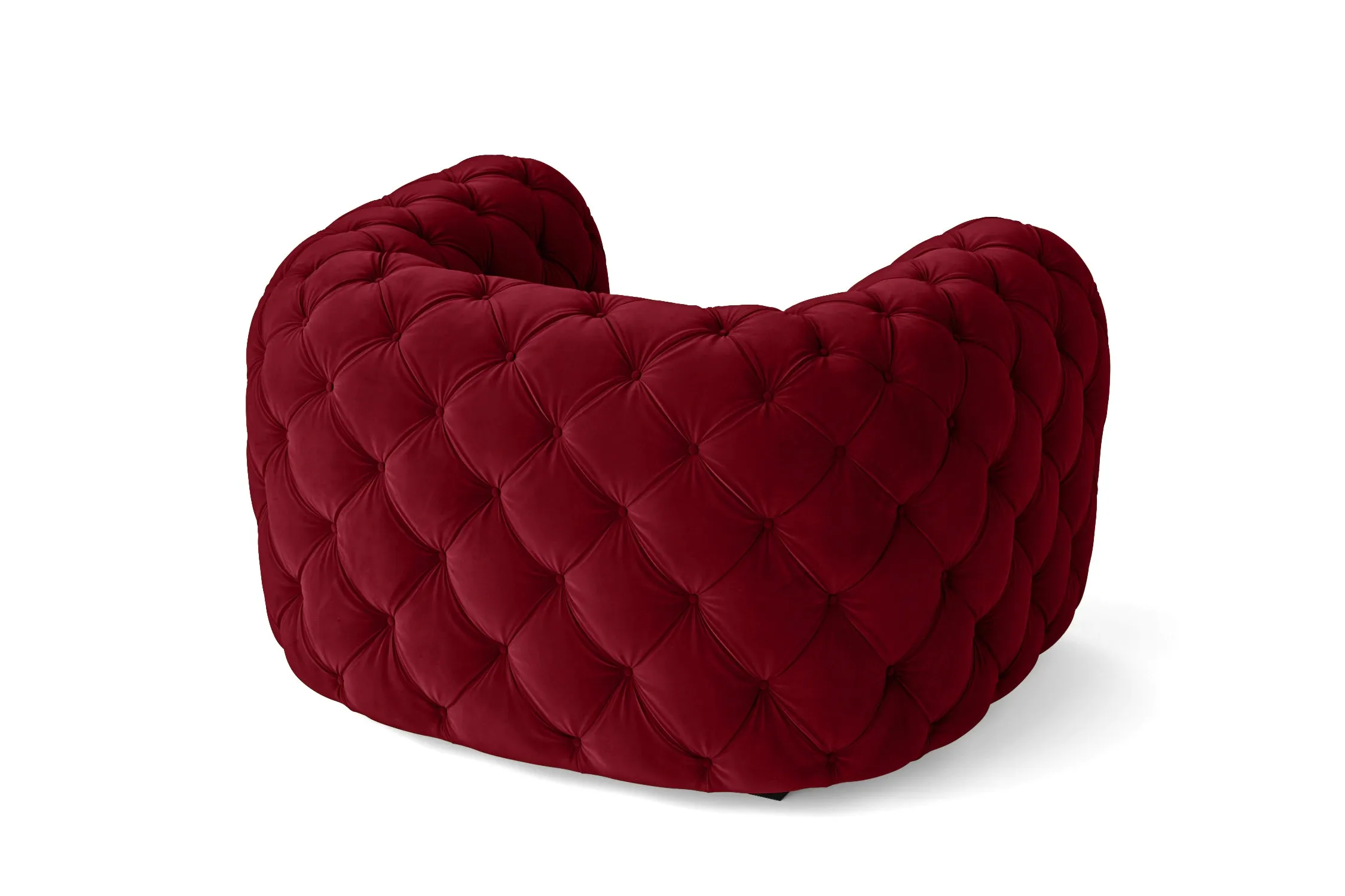 Lecce Armchair Red Velvet