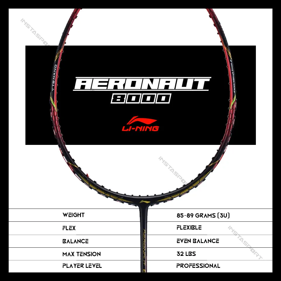 Li-Ning Aeronaut 8000 Unstrung Badminton Racket