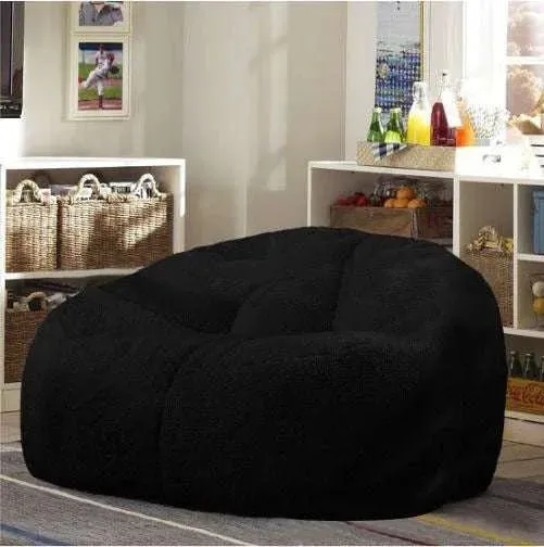 Luxurious Velvet Lamb Bean Bag Cover: Customisable Comfort for All Ages