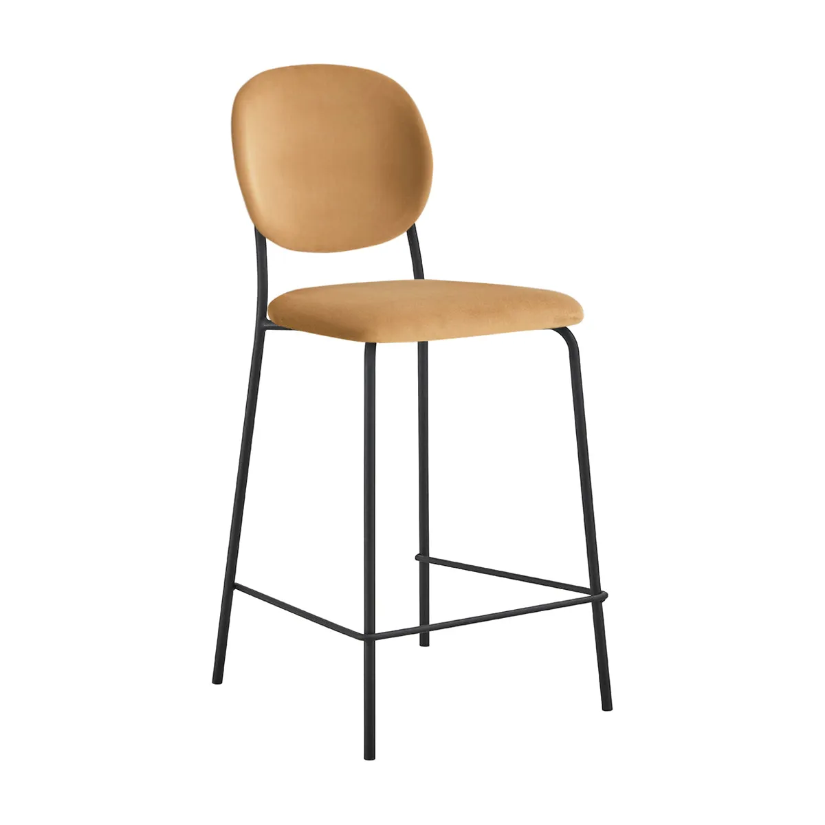 Margot Velvet Bar Stool (Set of 2)