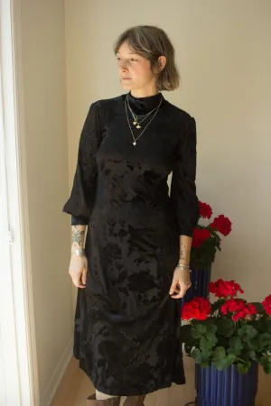 Marigold Kate Dress (Black Velvet)