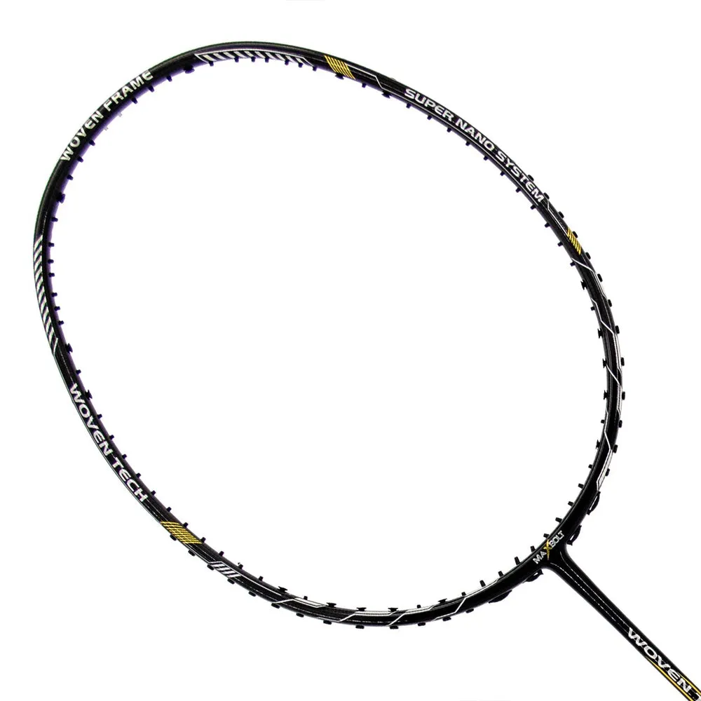 Maxbolt Woven Tech 60 Badminton Racket Black