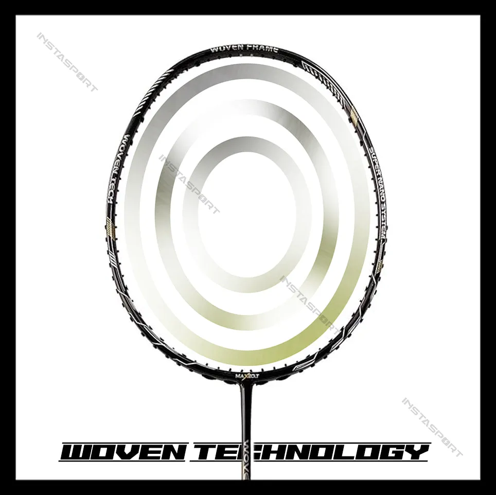 Maxbolt Woven Tech 60 Gold/Black Badminton Racket