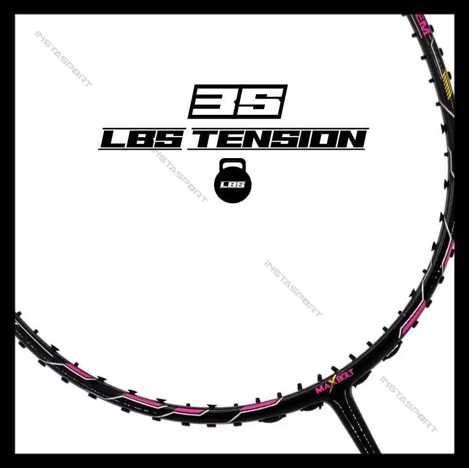 Maxbolt Woven Tech 60 Pink Badminton Racket