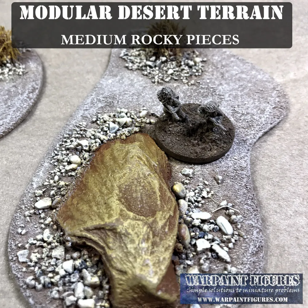 Medium Rocky Desert Terrain Pieces