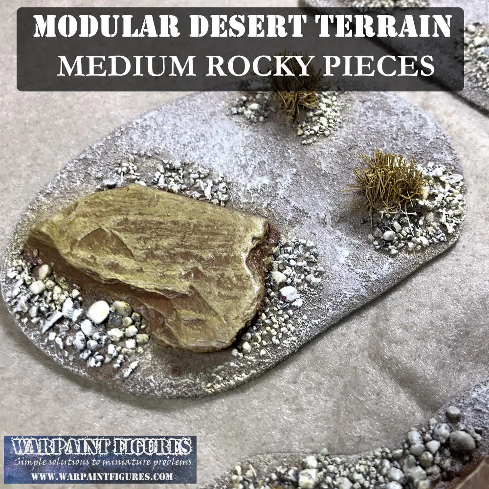 Medium Rocky Desert Terrain Pieces