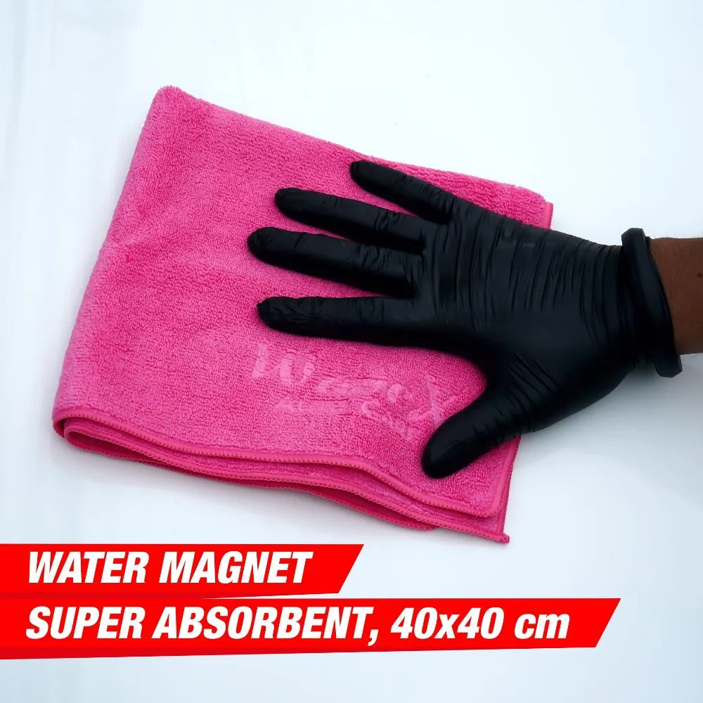 Microfiber Car Cleaning Cloth-Pink-40x40cm-350 GSM