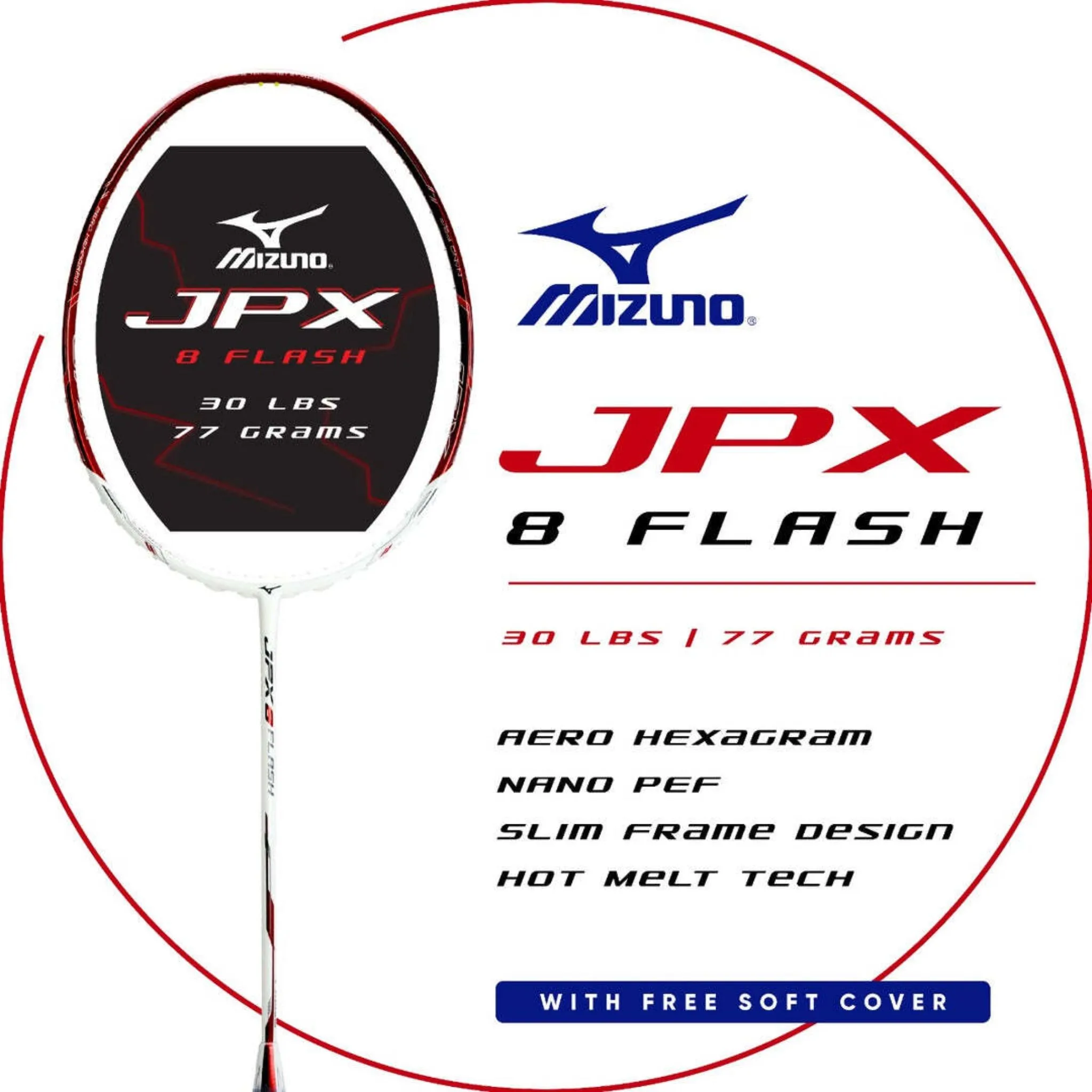 Mizuno JPX 8 Flash Badminton Racket