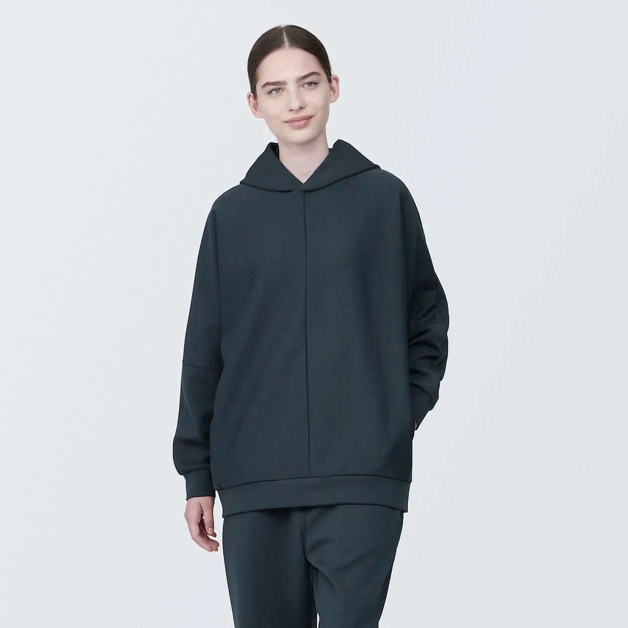 MUJI Labo Water Repellent Double Knitted Hoodie