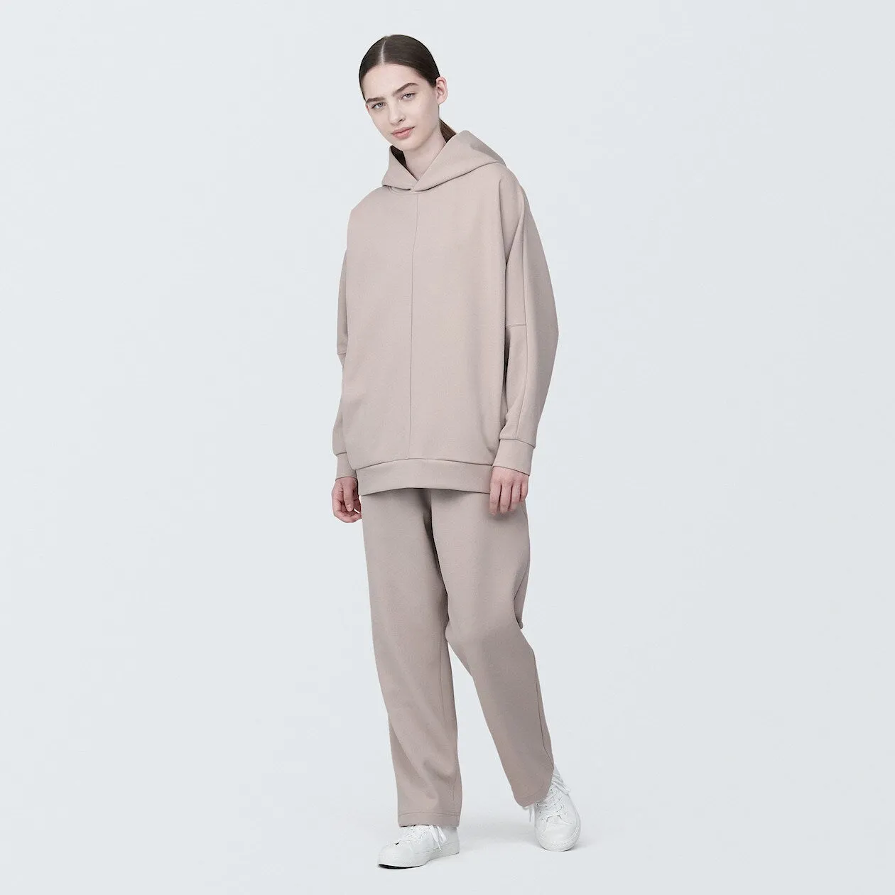 MUJI Labo Water Repellent Double Knitted Hoodie